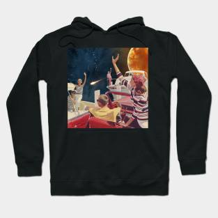 Memories Of The Past - Surreal/Collage Art Hoodie